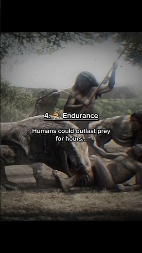 This is why humans are UNSTOPPABLE 💀 #prehistoric #extinctanimals
