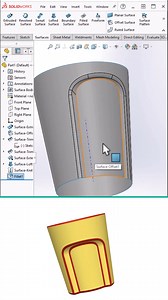 103K views · 1.3K reactions | Surface Modeling | Solidworks #SolidWorks #SurfaceModeling #SolidWorksTutorial #3DModeling #CADDesign #SolidWorksTips #SolidWorksTricks #DesignWorkflow | CAD CAM Mentor | Facebook