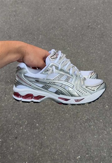 ASICS GEL-KAYANO 14 White Pure Silver - Double Laces #asics #sneaker #streetfashion #sneakersaddict