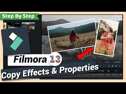 Copy Properties and Effects | Filmora 12 & 13 Tutorial