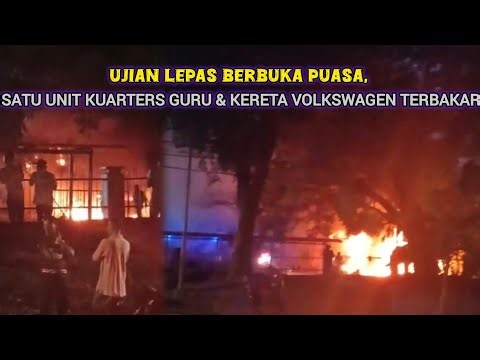 UJIAN PERTAMA RAMADAN‼️RUMAH KUARTERS GURU DI LANGKAWI TERBAKAR