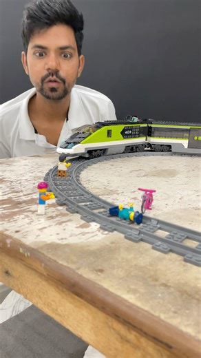 Lego High Speed Passenger Train Craziest Loco Pilot Cycle Sleeping