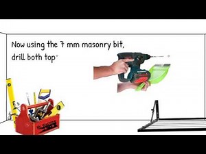 Mr Washline. How to install The Foldaway