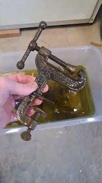 Burk's Rust Remover. easy as soak,rinse,reuse