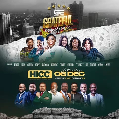 1.5K views | Have you secured your spot yet? Experience the Grateful Experience 2025 live at the Harare International Convention Centre (HICC) this December! Join us on Saturday, 06 December, for an incredible day of praise and worship. Gates open at 12 PM. Grab your tickets now: General access is just $10, and VIP is $20. | Gateway Stream Media | Facebook