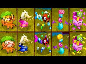 All Web Workshop Monsters VS The Lost Landscapes | My Singing Monsters
