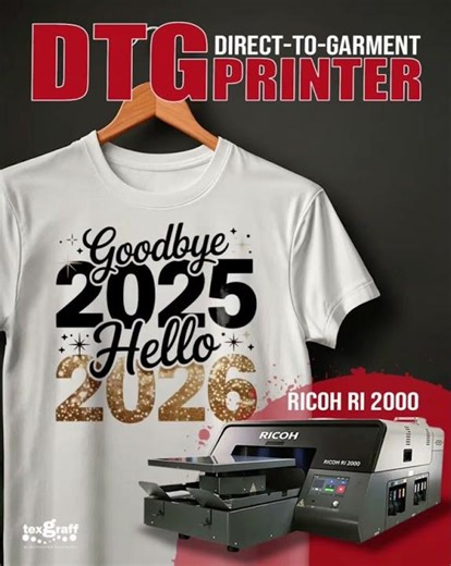 Customize DTG prints on T-shirt this New Year