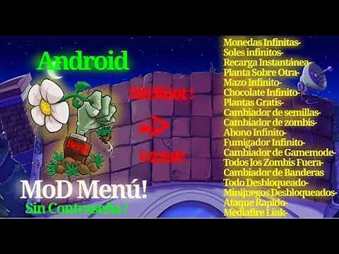 Pvz Mod menú Android ! V 2.9.07 Actualizado| Benja066