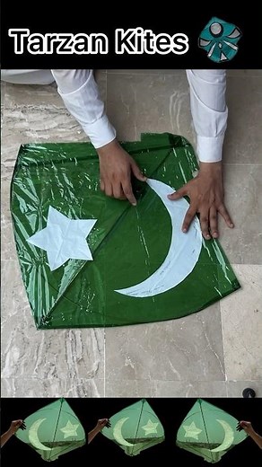 Pakistan independence day kite#Gift Paper Pakistani Flag#kite#crafts#diy#Tarzan kites