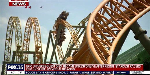 Universal Epic Universe guest dies after riding rollercoaster