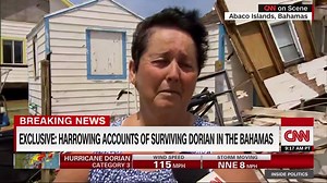 549K views · 444 reactions | "I don't wish it on nobody. Nobody. Words can't describe it," says a Hurricane Dorian survivor in an emotional interview after the storm slammed the Bahamas. "They can never categorize this, never. It was like an atomic bomb went off." https://cnn.it/2k6hVJA | CNN Replay | Facebook