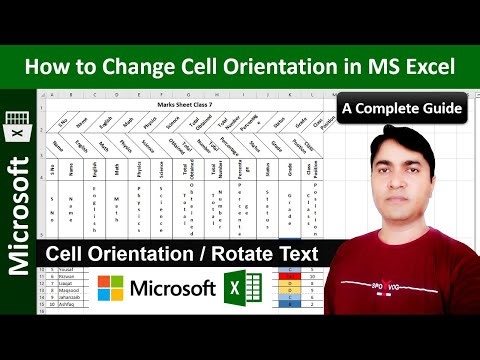 Cell Orientation in Excel | Rotate Text | Change Direction of Text | Change Text Orientation