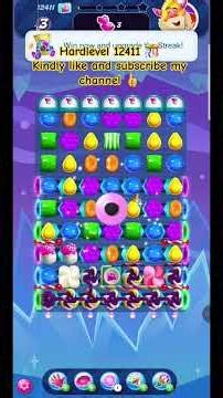 CandyHardlevel 12411🚨#ytshort #mobilegames #viralvideo#booster #candylive #game #summer #april 2026