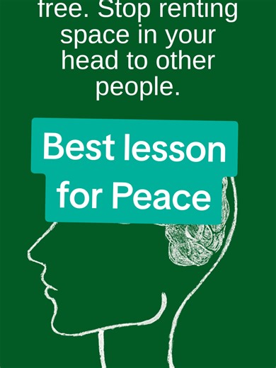Best lesson for Peace. #mindset #mentalhealth #love #truth #viralvideo