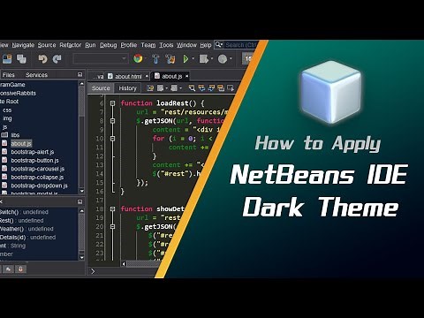 How to Apply Dark Theme in Netbeans IDE 2020