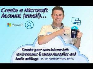 Create a Microsoft Account - Create your own Intune lab (2/15)
