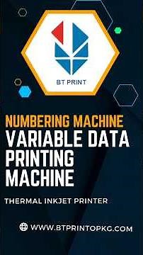 Numbering Machine Variable data printing machine
