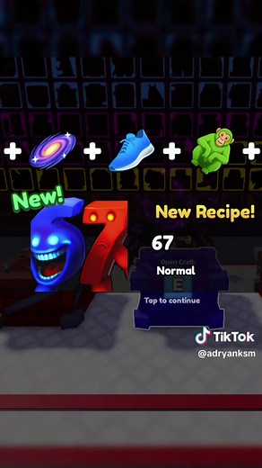 Unlocking 67 Recipes in Craft a Brainrot