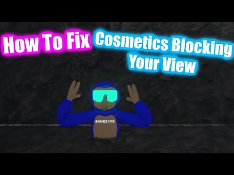 How To Stop Cosmetics Blocking Your View In Your Gorilla Tag Fan Game