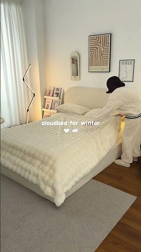 Upgrade your sleep & style with this cloud-soft bed frame! 🛏️ #bedroomfurniture #bedframe