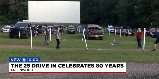 The 25 Drive-in celebrates 80 years in Greenwood - WHNS