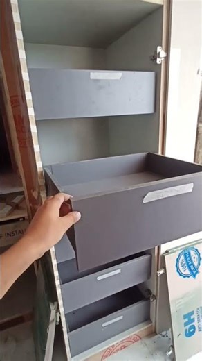 kitchen pantry box install #wooddesigner #interiordesign