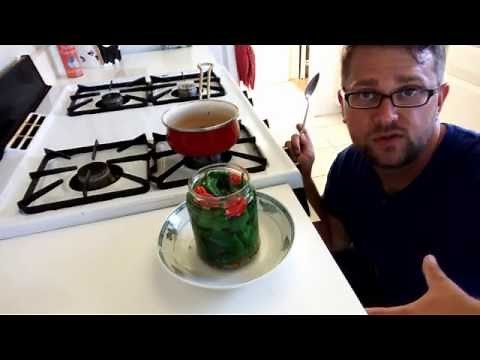 Pickled Pepperoncinis in the Refrigerator