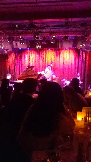 Live Jazz at Birdland Jazz Club. Luther Allison Quartet on stage. #thingstodoinnyc #nyc #newyork #nycjazzclub