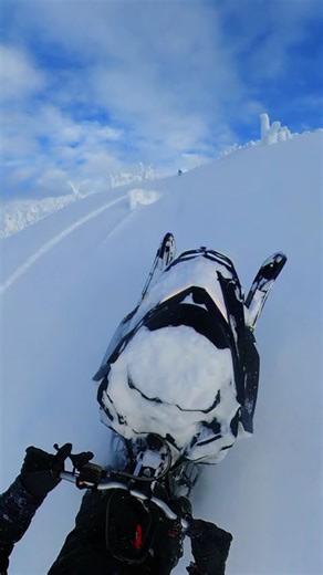 Mountain Hillclimb #snowmobile #winter #snow