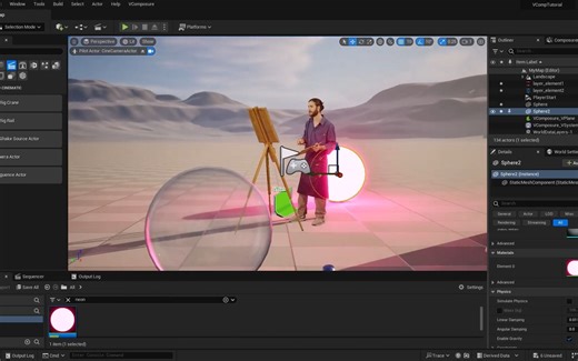 虚幻引擎5.3 VComposure V2 合成插件使用说明