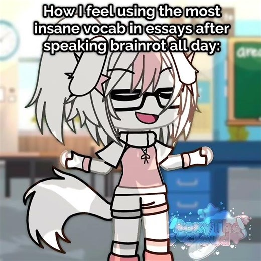 [📝] How I feel after writing essays: / Gacha Life Meme Trend 🏫🎃