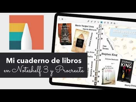 CREATE A READING JOURNAL WITH ME USING NOTESHELF 3 AND PROCREATE