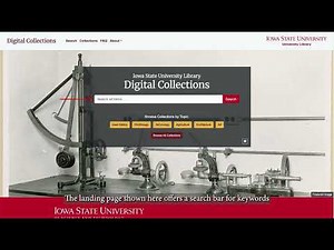 Iowa State University Library Digital Collections How-To