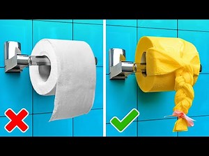 バスルームの天才的なライフハックとクールなトイレ用のアイテム