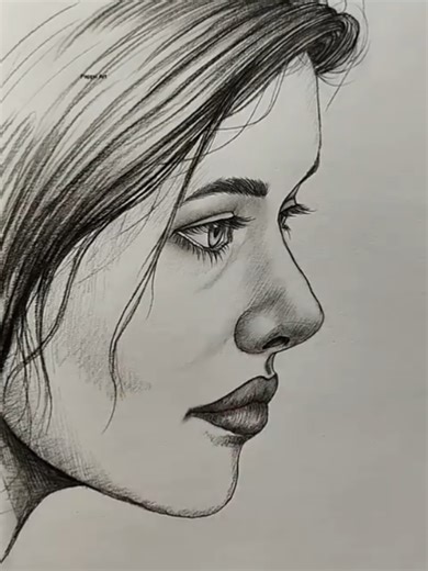 Easy Girl Face Drawing Tutorial