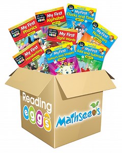 My First Reading and Maths Activity Book Pack (Ages 4–7) in My First Reading and Maths Activity Book Pack (Ages 4–7) | Reading Eggs