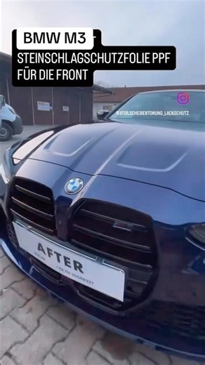 Steinschlagschutzfolie BMW Limousine mit M Paket #ppf #xfoil #bmw
