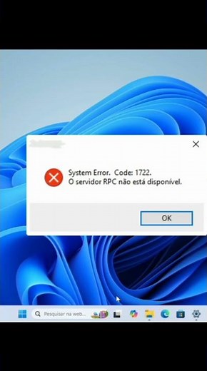 O servidor RPC não está disponível ✅Resolvido #rpc #windows #dicas