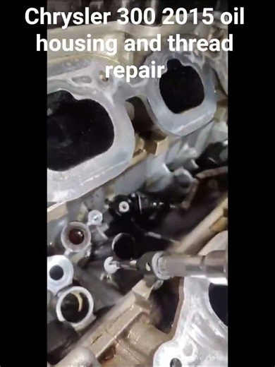 Oil housing and thread repair Chrysler 300 2015
