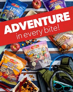 🚶🏻‍♂️Whether you're hiking a mountain or riding on a bike trail, Our Family trail mix is your ultimate companion. Packed with nuts, fruits and chocolates, every handful delivers the energy you need for your adventure. So, grab a bag and hit the trail! | Community Markets