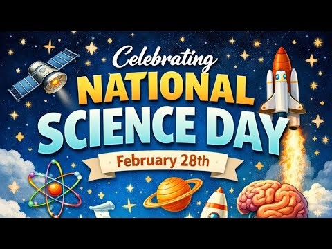 National Science Day Poster Making | Easy School Project Idea | February 28 Special
