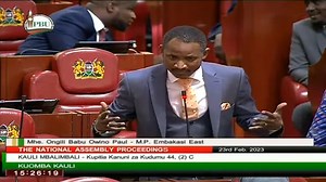 382K views · 10K reactions | Leo Niko Na Boxer ya Kitenge,Mnataka Kuona! Babu Owino causes laughter in parliament Today! | Channel 7 News | Facebook