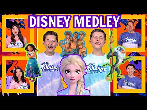 Family Sings EPIC DISNEY MEDLEY!!! - Cover by ‪@SharpeFamilySingers‬✨🎤