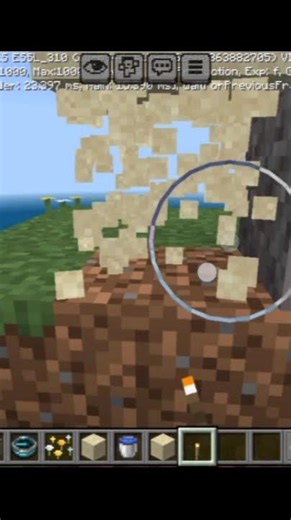 best use of torch #minecraft 😱😱