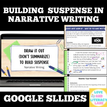 Building  Suspense in narrative writing