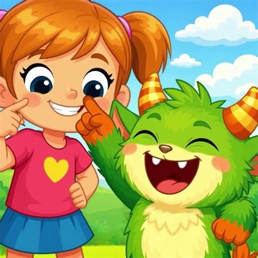 Körperteile auf Deutsch lernen | Auge | German for Kids – Body Parts