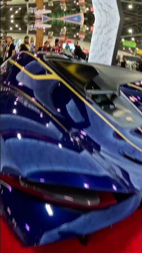 This Blue Supercar Looks Like a Spaceship! SEMA 2025