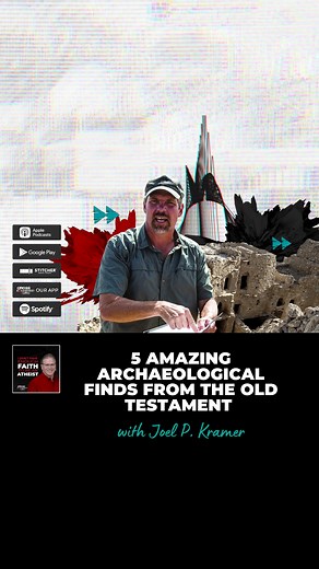 What can recent archaeological discoveries tell us about the historicity of the Bible? In this fascinating podcast episode, Frank invites best-selling author and archaeologist, Joel Kramer, to unpack some of the greatest archaeological evidence for the validity of both history and prophecy recorded in the Bible. 𝗦𝘂𝗯𝘀𝗰𝗿𝗶𝗯𝗲 𝗼𝗻 𝗔𝗽𝗽𝗹𝗲 𝗣𝗼𝗱𝗰𝗮𝘀𝘁, 𝗿𝗮𝘁𝗲, 𝗮𝗻𝗱 𝗿𝗲𝘃𝗶𝗲𝘄! 𝗧𝗵𝗮𝗻𝗸𝘀!!! 👉📱listen to the full podcast https://bit.ly/49e07jg . . . #IDontHaveEnoughFaithToBeAnA