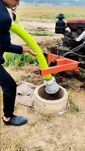 Water extraction process from boring with the help of water motor