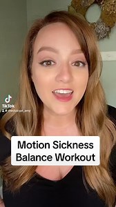 Exercise routine to help with Motion Sickness. #motionsickness #dizziness #seasickness #landsickness #carsickness Link to balance pad can be found in my bio, or copy and paste this into a browser: https://amzn.to/4eMWROu | The Dizzy PT